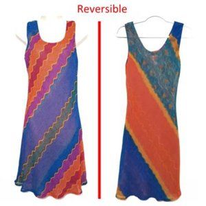 Ash & Sara Reversible Sleeveless Sheath Dress